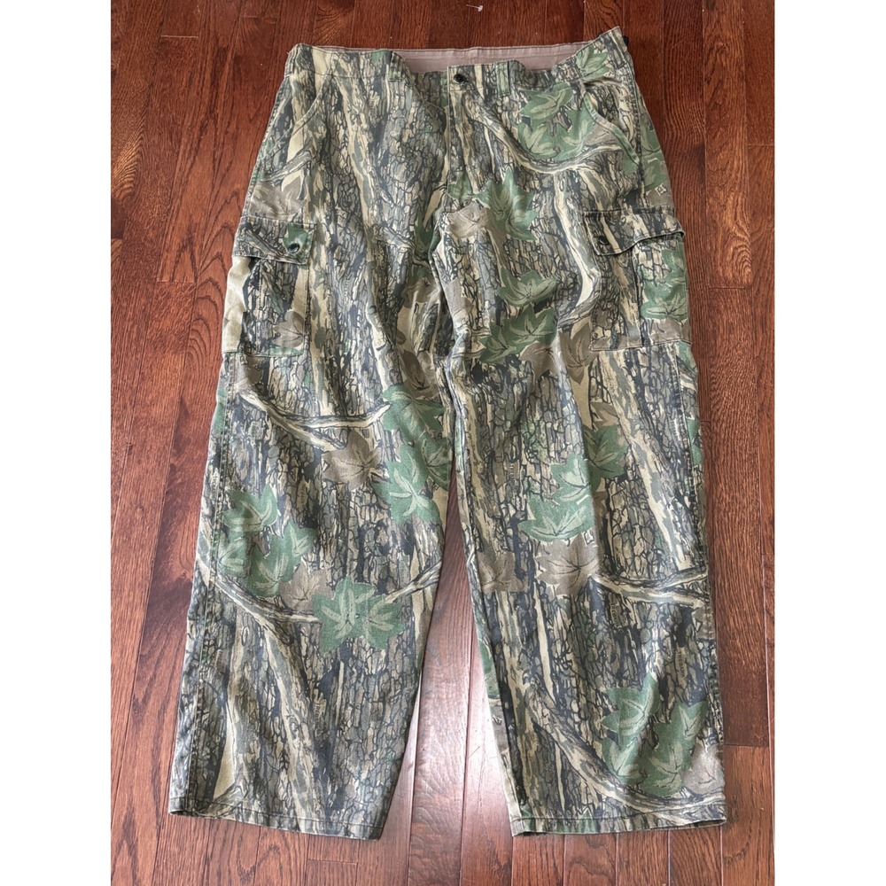 Winchester Trebark Camo Cargo Pants Mens XL 40-42 Hunting Camouflage Trousers